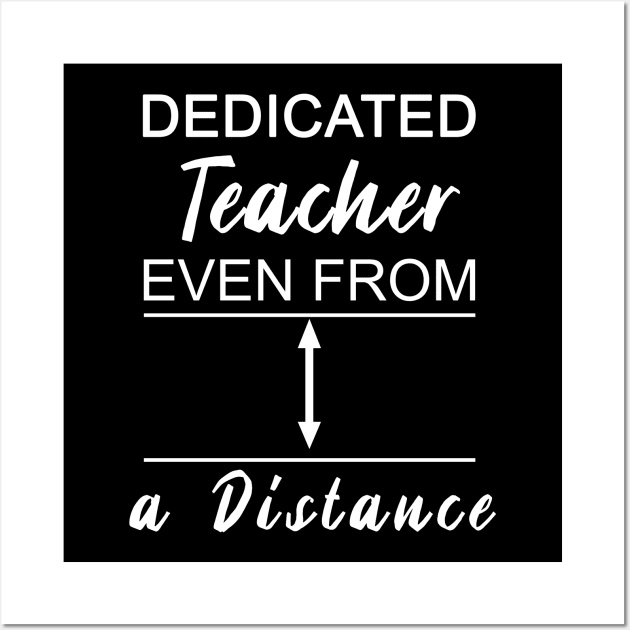 Dedicated Teacher Even From Distance Wall Art by MasliankaStepan